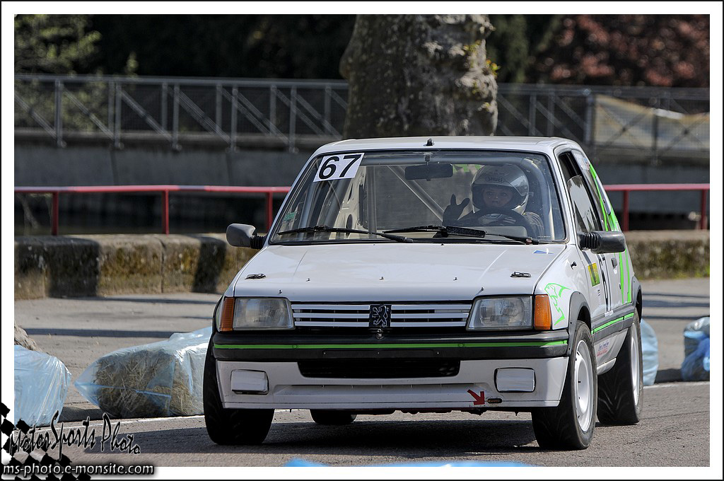 Slalom des deux ponts n°67 FLEISCH Maud 205 GTi