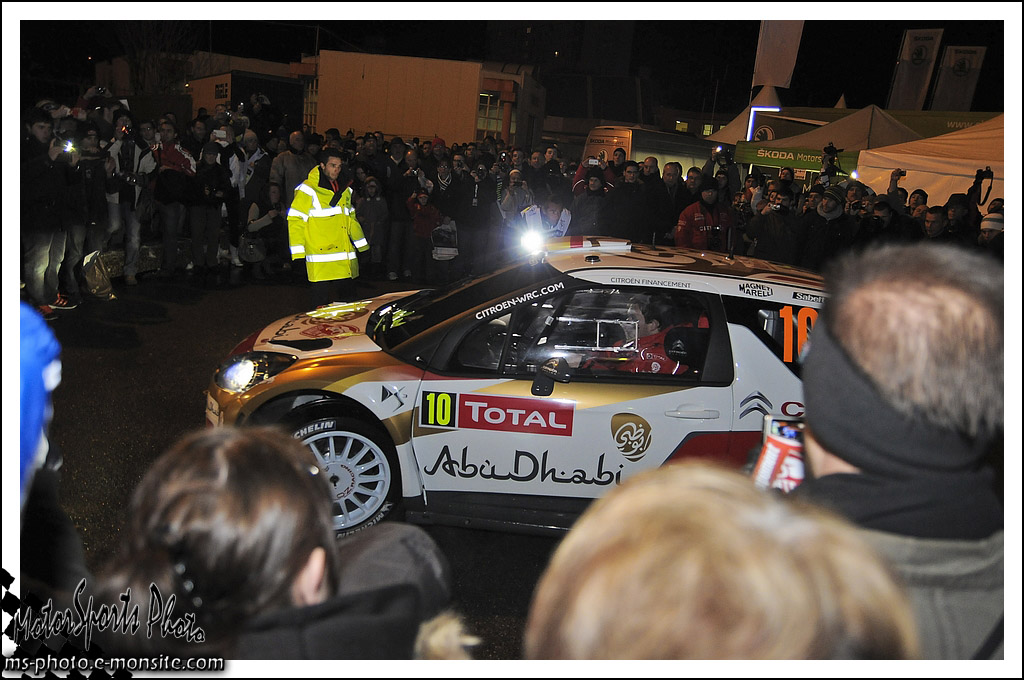 Monte carlo 2013 SORDO Daniel DEL BARRIO Carlos DS3 WRC